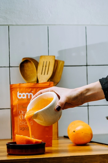 Gocce di cioccolato all’arancia, 250 g