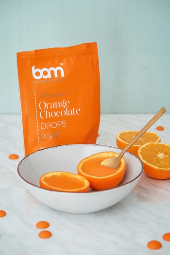 Gocce di cioccolato all’arancia, 250 g