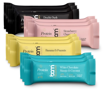 pacchetto mix di barrette proteiche