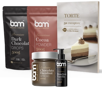 Pacchetto torta al cioccolato succulenta