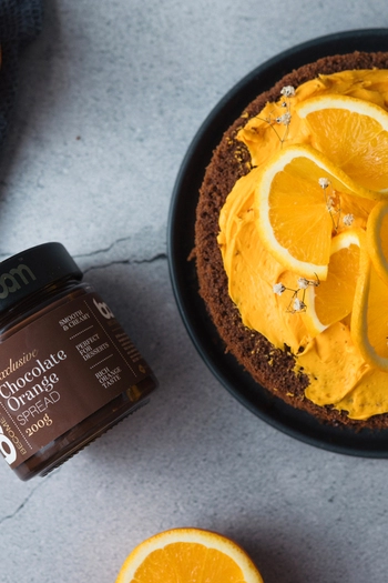 Crema spalmabile al cacao con aroma di arancia, 200 g