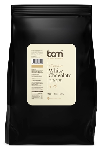 gocce di cioccolato bianco 5 kg