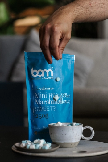 Mini Marshmallow Bianco e blu, 250 g