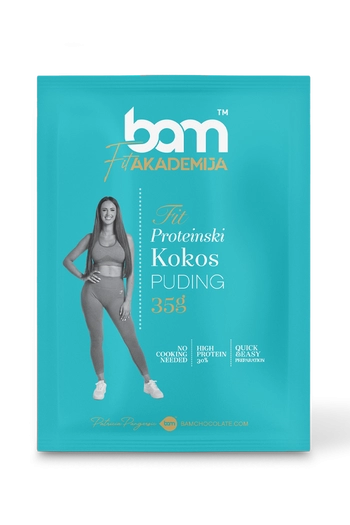 budino proteico al cocco con dolcificante