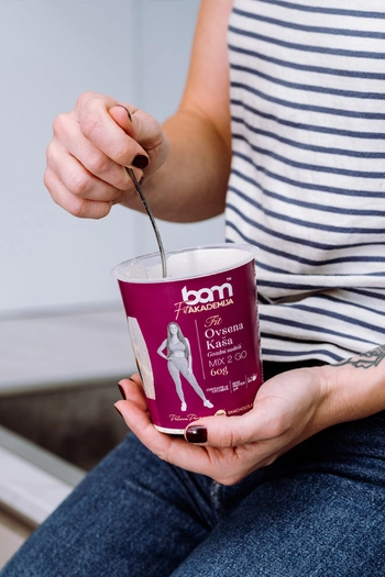 Porridge proteico 2 GO, frutti di bosco, con dolcificante