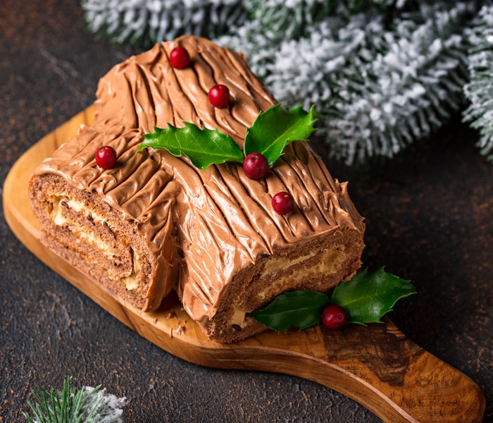 involtini natalizi con crema al cioccolato